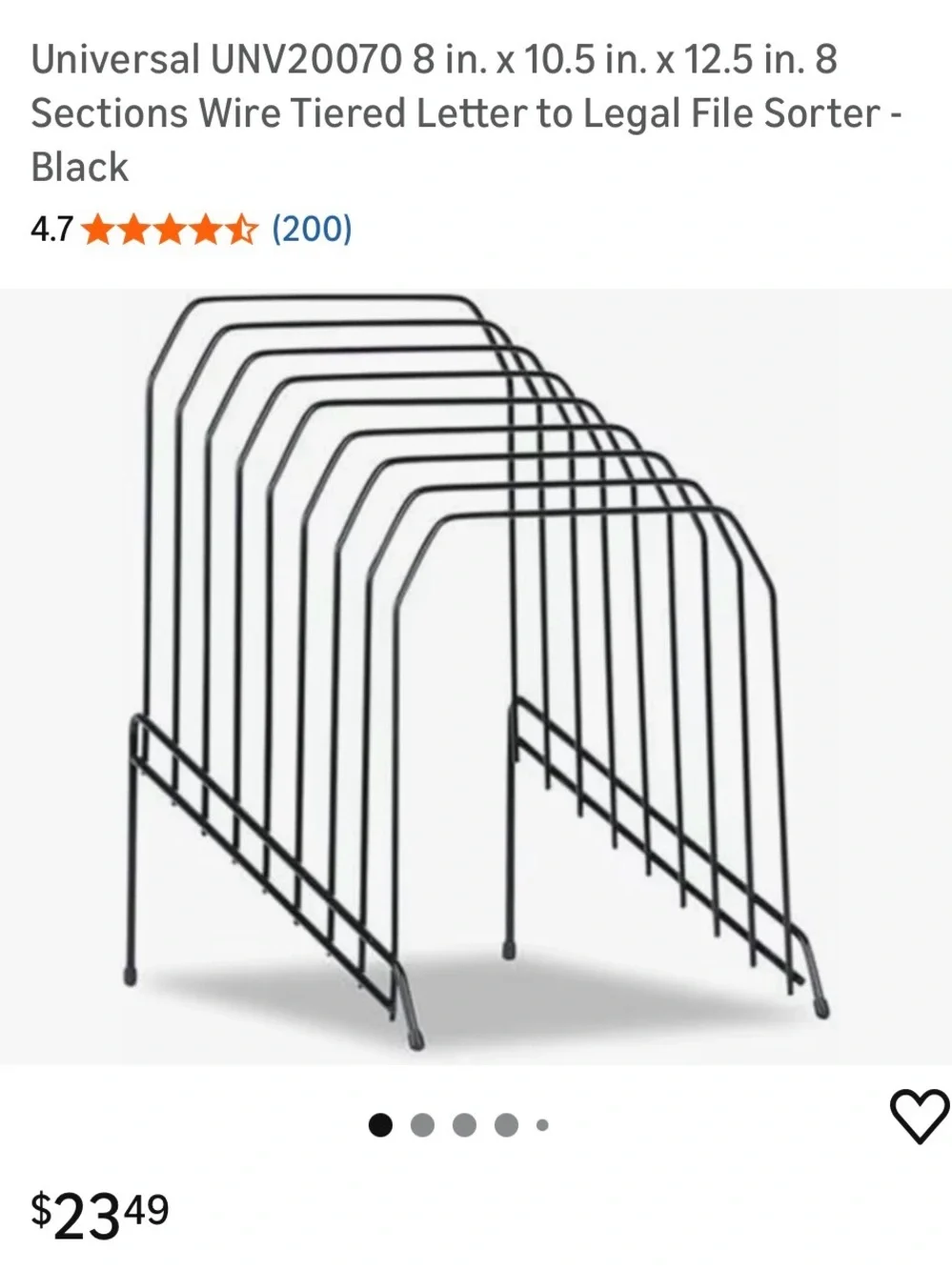 Universal tiered wire